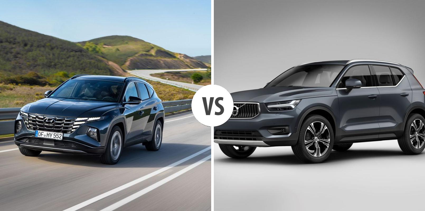 Hyundai Tucson vs Volvo XC40 - Differences and prices compared